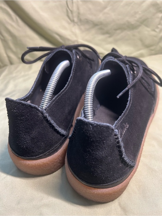 NWOT Clarks Men\'s Collection Oakpark Lace Black suede shoes men’s size 10.5 main image 5